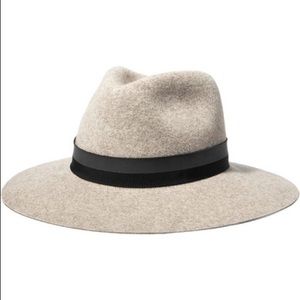 RAG & BONE gross-grain trimmed wool felt fedora